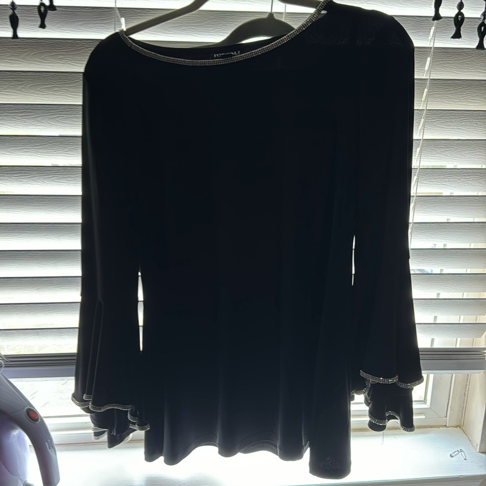 Roz & Ali black blouse M